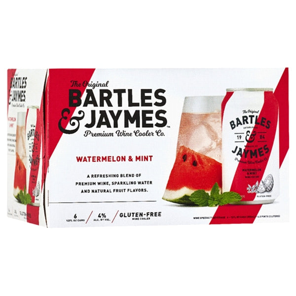 Bartles Jaymes Watermelon Mint 6 Pack 355ML CAN - PEECEE Liquor