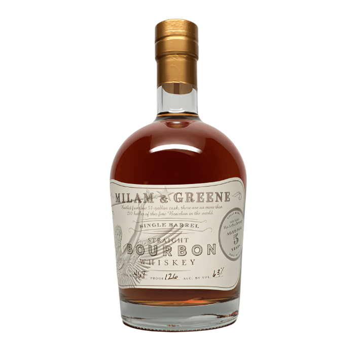 MILAM & GREENE SINGLE BARREL BOURBON 750ML - PEECEE Liquor