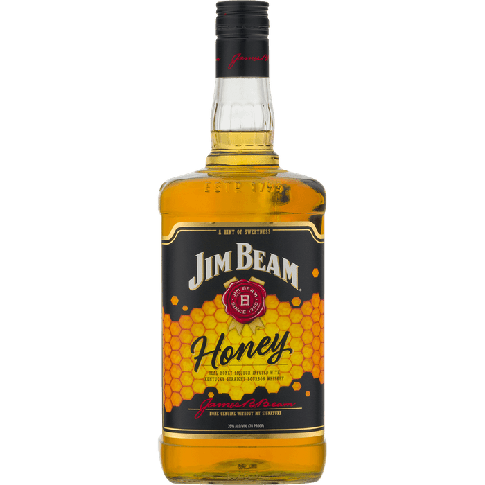 JIM BEAM HONEY BOURBON WHISKEY 1.75L - PEECEE Liquor