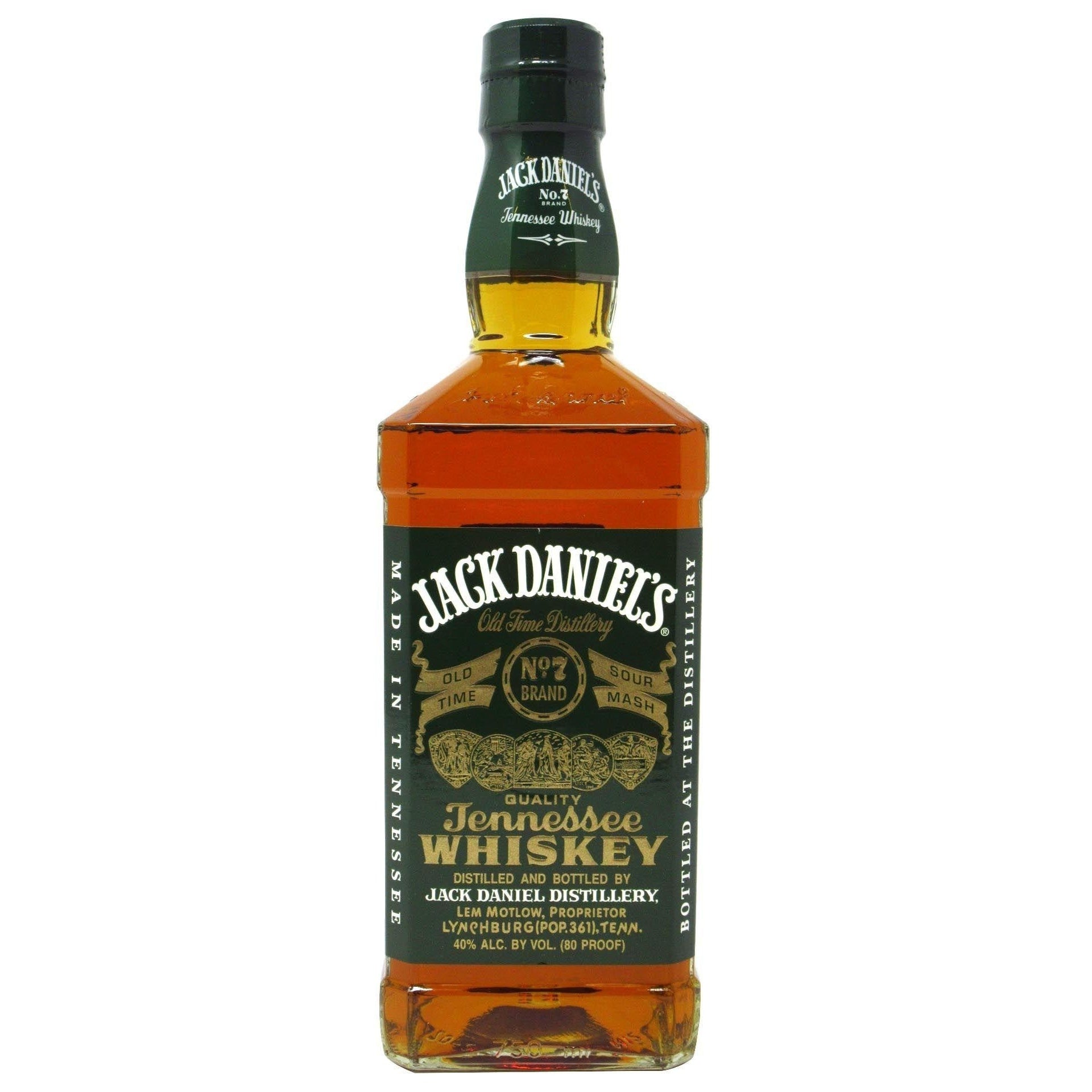 JACK DANIELS OLD NO 7 GREEN LABEL TENNESSEE WHISKEY 750ML - PEECEE Liquor