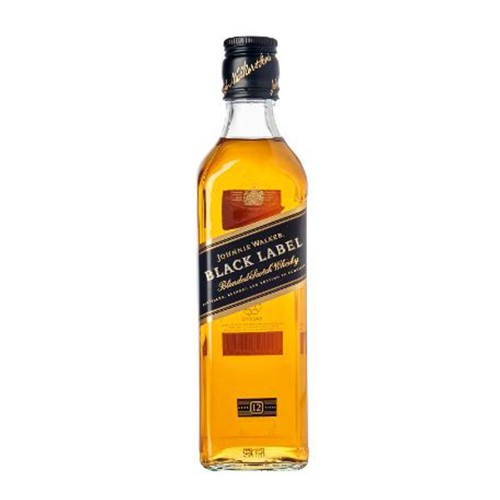 JOHNNIE WALKER BLACK LABEL 12 YEARS OLD SCOTCH WHISKEY 375ML - PEECEE Liquor