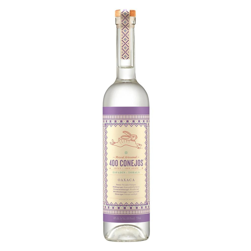 400 CONEJOS MEZCAL JOVEN TOBALA 750ML - PEECEE Liquor