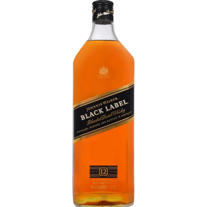 JOHNNIE WALKER BLACK LABEL SCOTCH WHISKEY 1.75L - PEECEE Liquor