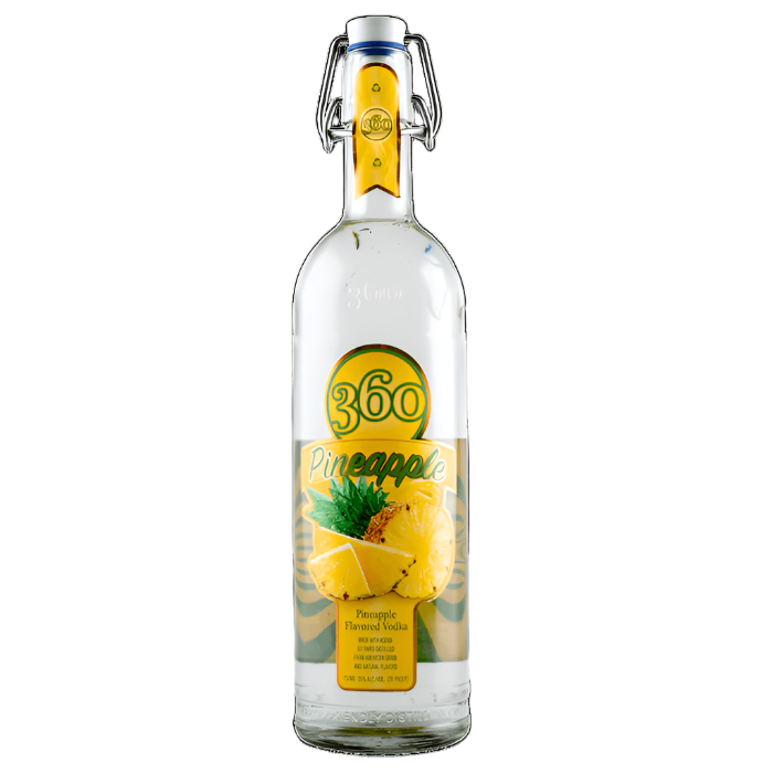 360 PINEAPPLE 750ML - PEECEE Liquor