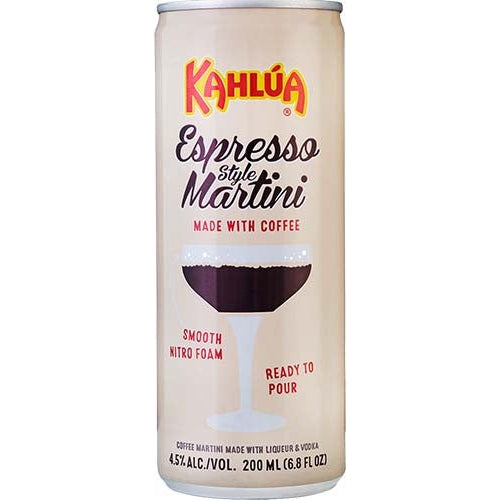 KAHLUA ESPRESSO MARTINI Single Can - PEECEE Liquor