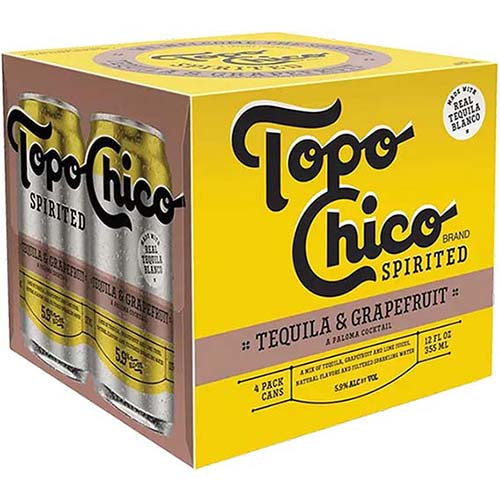 TOPO CHICO TEQUILA & GRAPEFRUIT 4 PACK - PEECEE Liquor