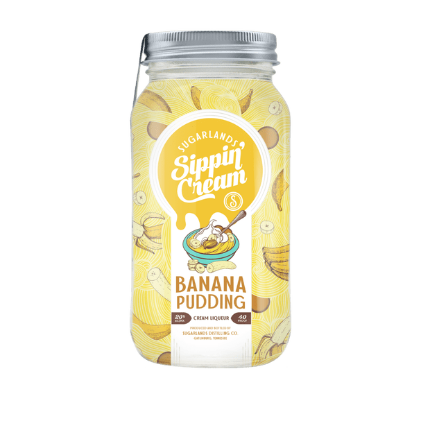 Sugarlands Banana Pudding Sipping Cream Liqueur 750ML - PEECEE Liquor