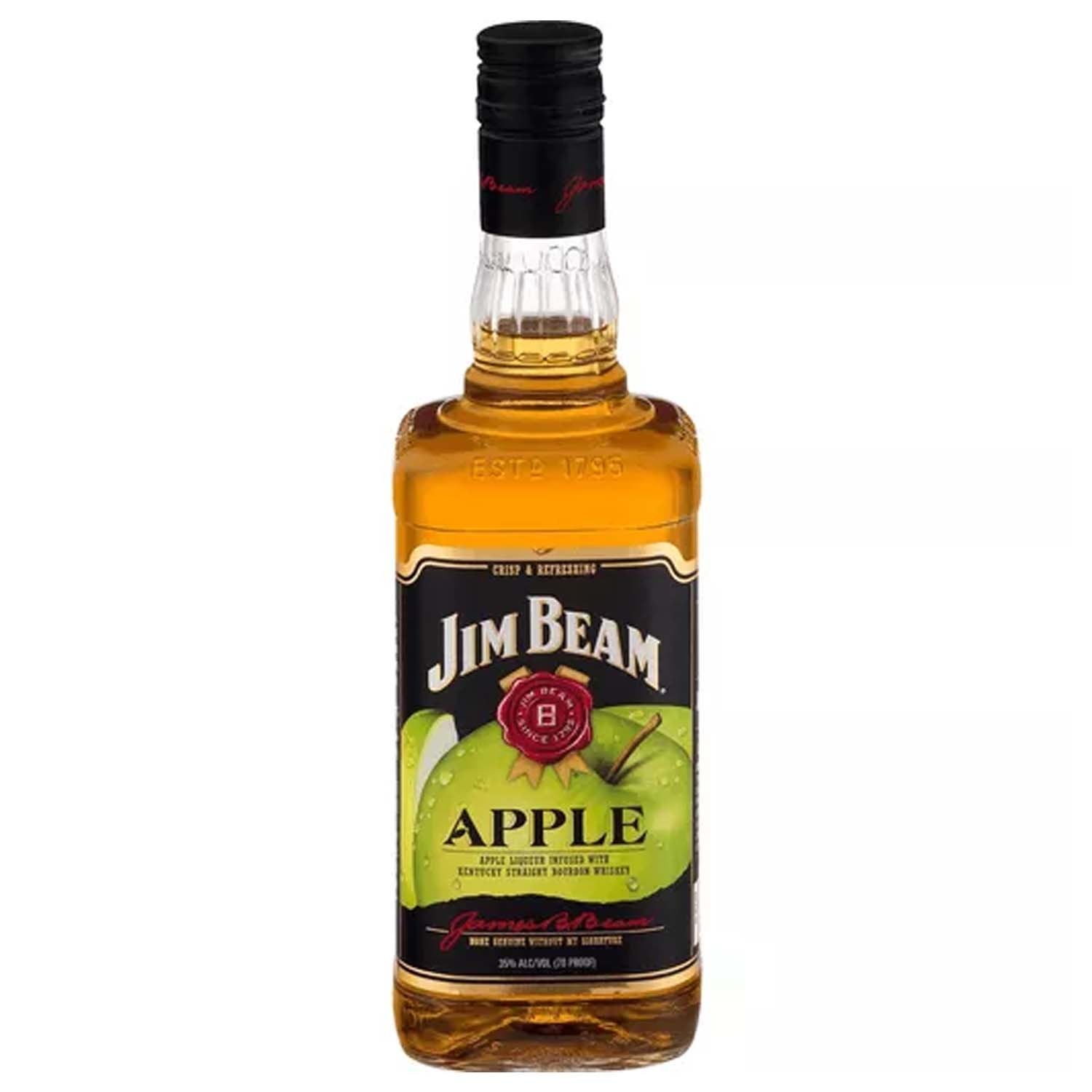 JIM BEAM APPLE BOURBON WHISKEY 750ML - PEECEE Liquor