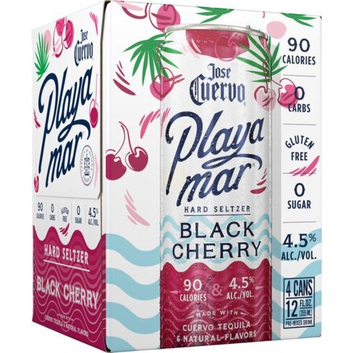 JOSE CUERVO PLAYA MAR BLACK CHEERY 4 PACK - PEECEE Liquor