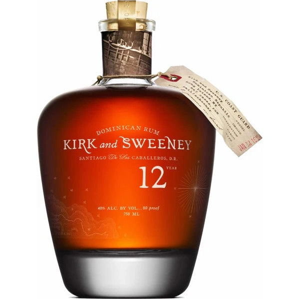 KIRK AND SWEENEY 12 YEAR RUM DOMINICAN REPUBLIC 750ML - PEECEE Liquor