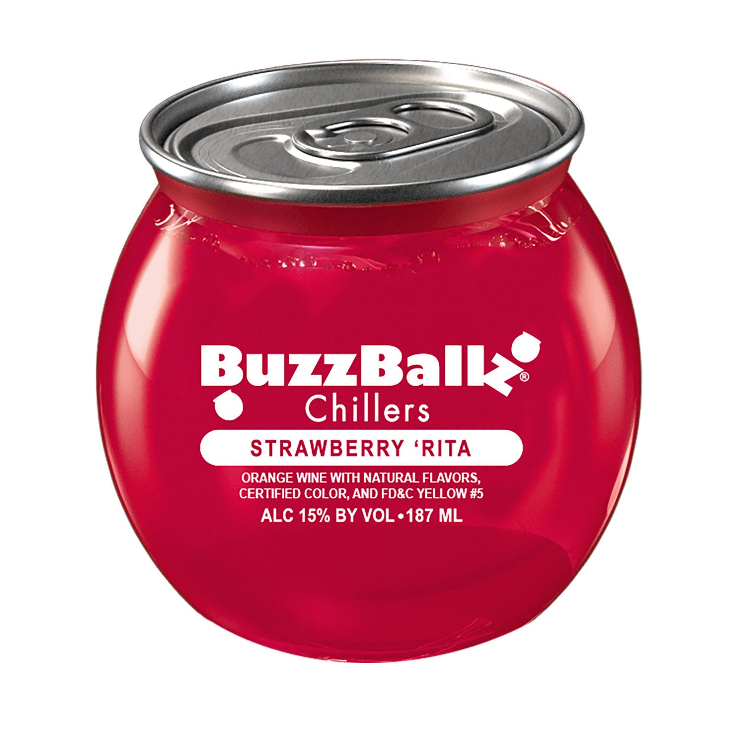 BUZZBALLS CHILLERS STRAWBERRY 187ML - PEECEE Liquor