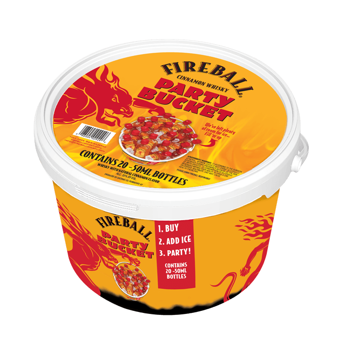 FIREBALL BUCKET PARTY BUCKET 20 PACK - PEECEE Liquor