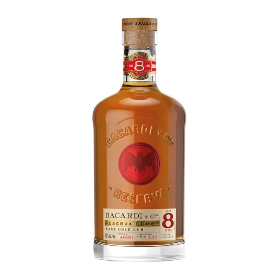 BACARDI GOLD RESERVE OCHO 8 YEARS OLD 375ML - PEECEE Liquor