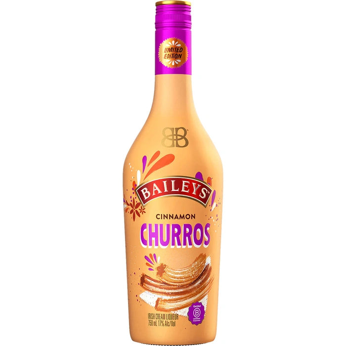 BAILEYS IRISH CINNAMON CHURROS LIQUEUR 750ML - PEECEE Liquor