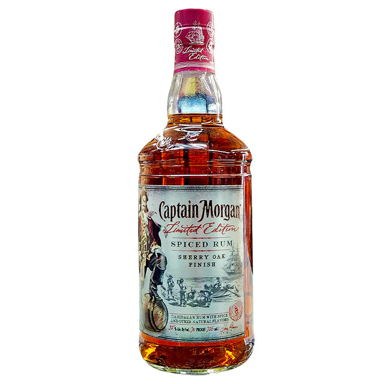 CAPITAN MORGAN SPICED RUM SHERRY OAK FINISHED 750ML - PEECEE Liquor