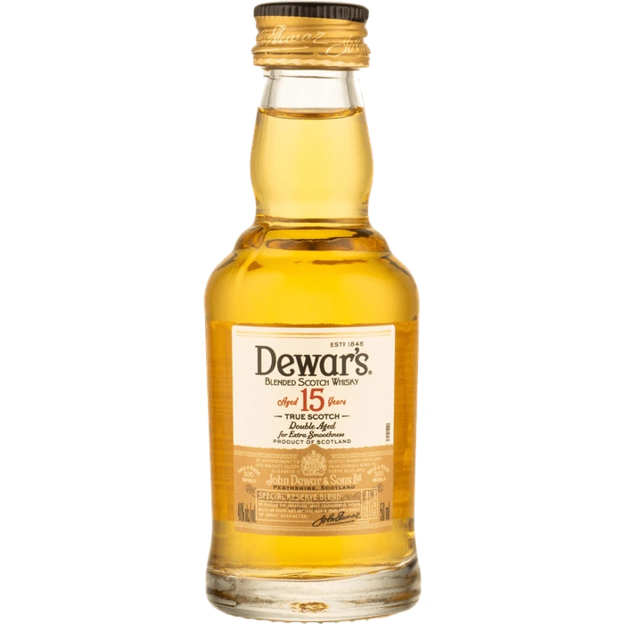 DEWAR'S 15 YEARS OLD 50ML - PEECEE Liquor