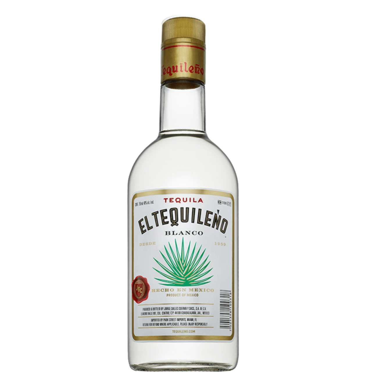 EL TEQUILENO BLANCO 750ML - PEECEE Liquor