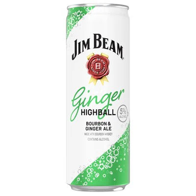 JIM BEAM GINGER 355ML (SINGLE CAN) - PEECEE Liquor