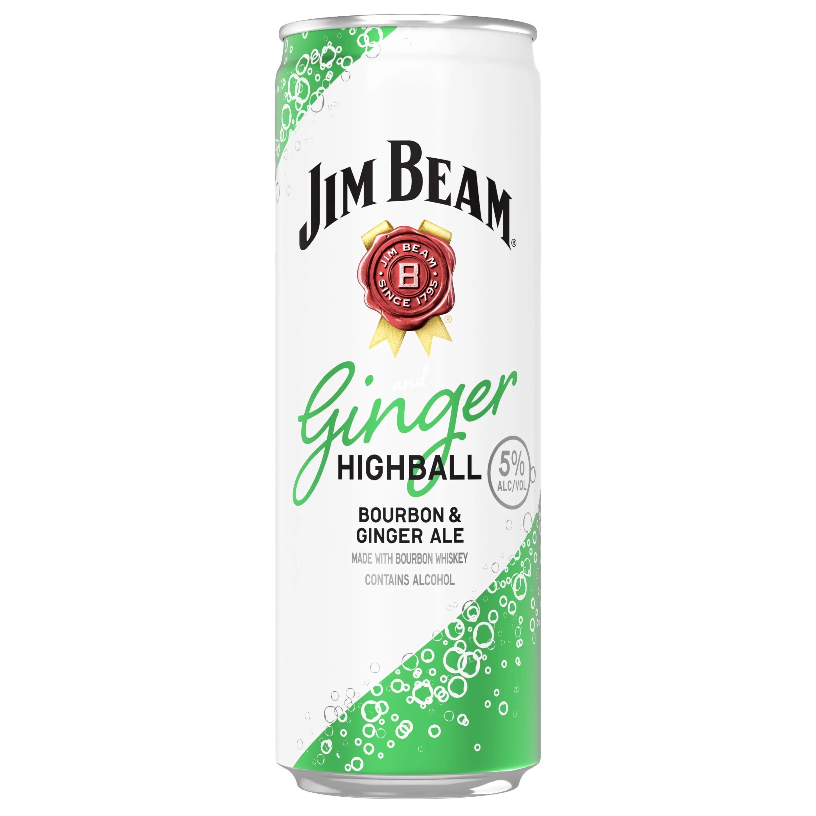 JIM BEAM GINGER 355ML (4 PACK) - PEECEE Liquor