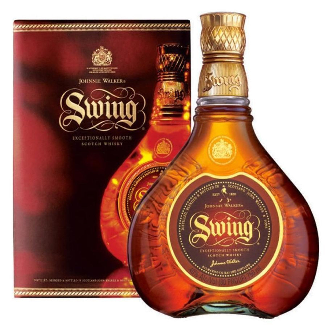 JOHNNIE WALKER SWING BLENDED SCOTCH WHISKEY 750ML - PEECEE Liquor