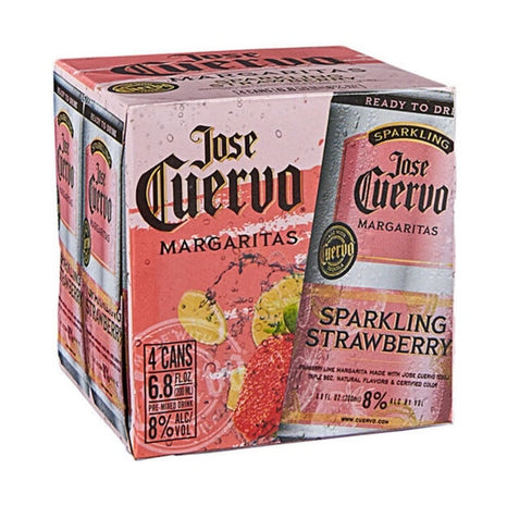 JOSE CUERVO STRAWBERRY SPARKLING 4 PACK CAN - PEECEE Liquor