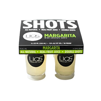 LIQS MARGARITA SHOT 4 PACK - PEECEE Liquor