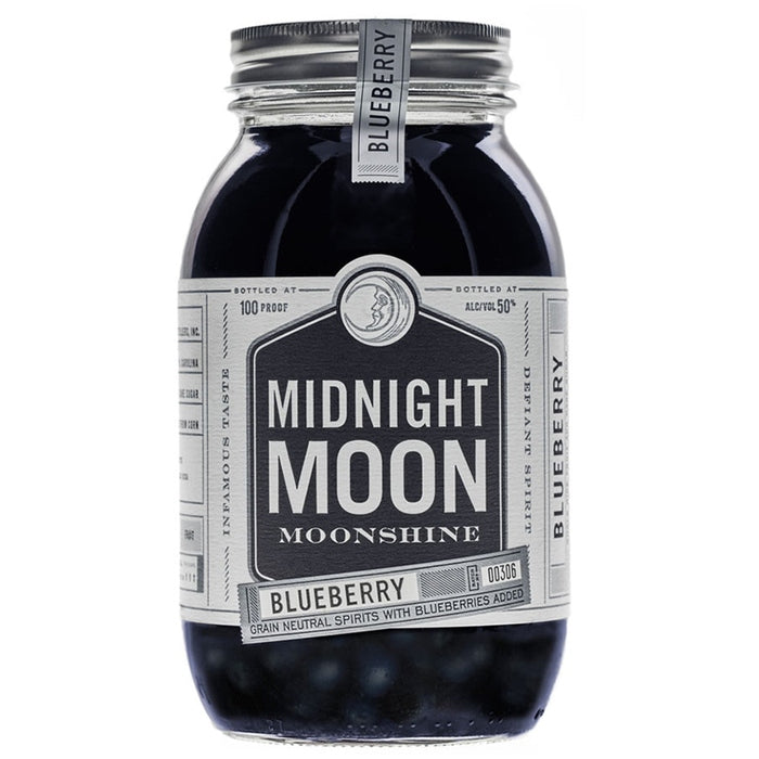 MIDNIGHT MOON BLUEBERRY MOONSHINE 750ML - PEECEE Liquor