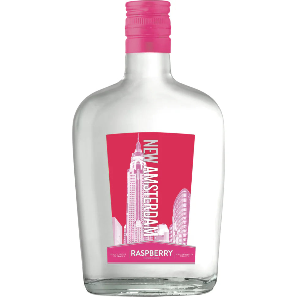 NEW AMSTERDAM RASPBERRY 375ML - PEECEE Liquor