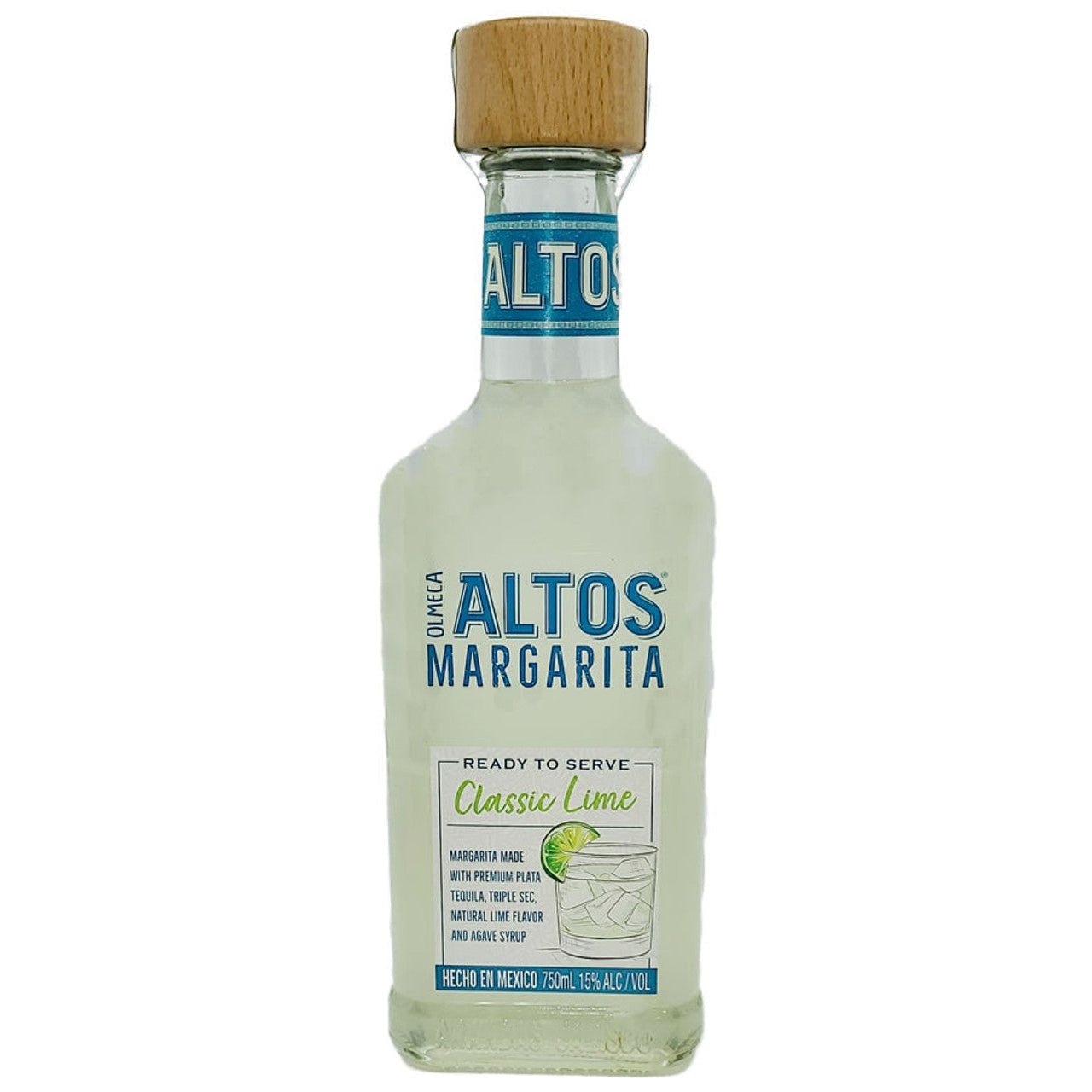 OLMECA ALTOS MARGARITA CLASSIC LIME 750ML - PEECEE Liquor