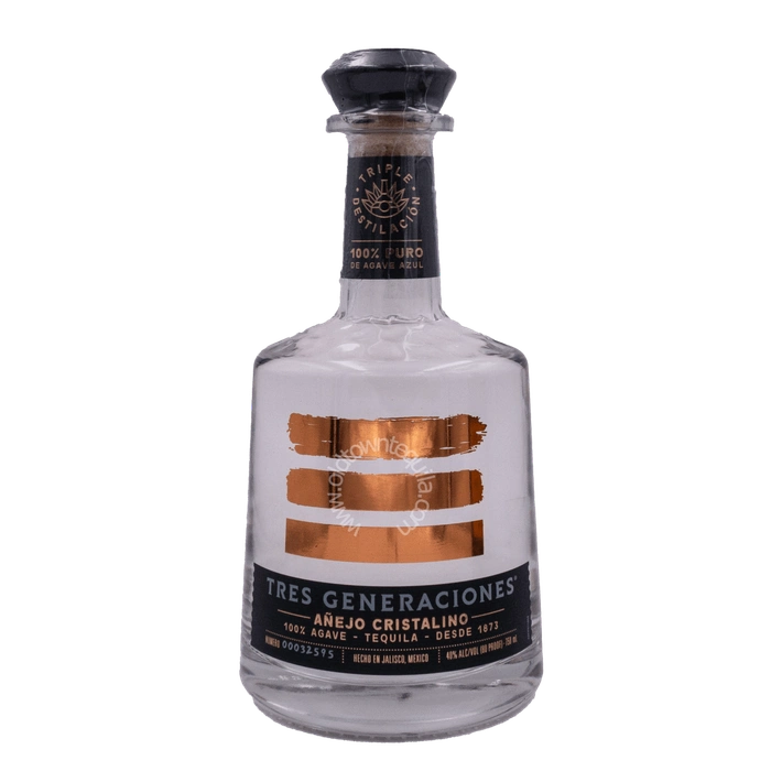 TRES GENERACIONES CRISTALINO ANEJO 750ML - PEECEE Liquor