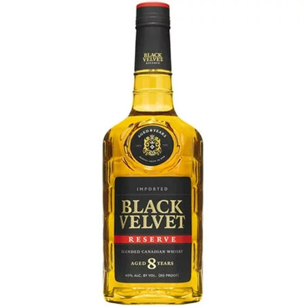 BLACK VELVET 8 YEARS OLD RESERVE WHISKEY 750ML - PEECEE Liquor