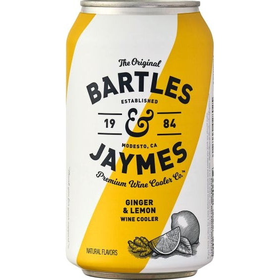 Bartles Jaymes Ginger Lemon 355ML SINGLE CAN - PEECEE Liquor