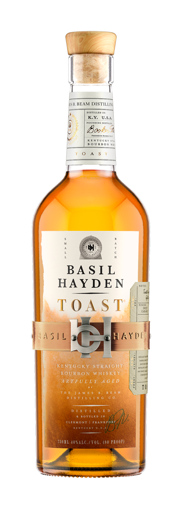 BASIL HAYDEN'S TOAST RYE KENTUCKY STRAIGHT BOURBON WHISKEY 750ML