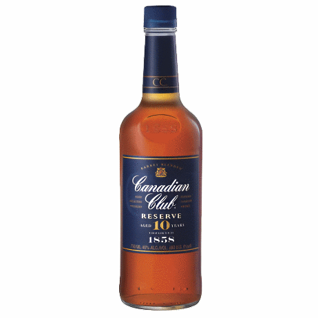 CANADIAN CLUB RESERVE 10 YEARS OLD WHISKEY 750ML - PEECEE Liquor