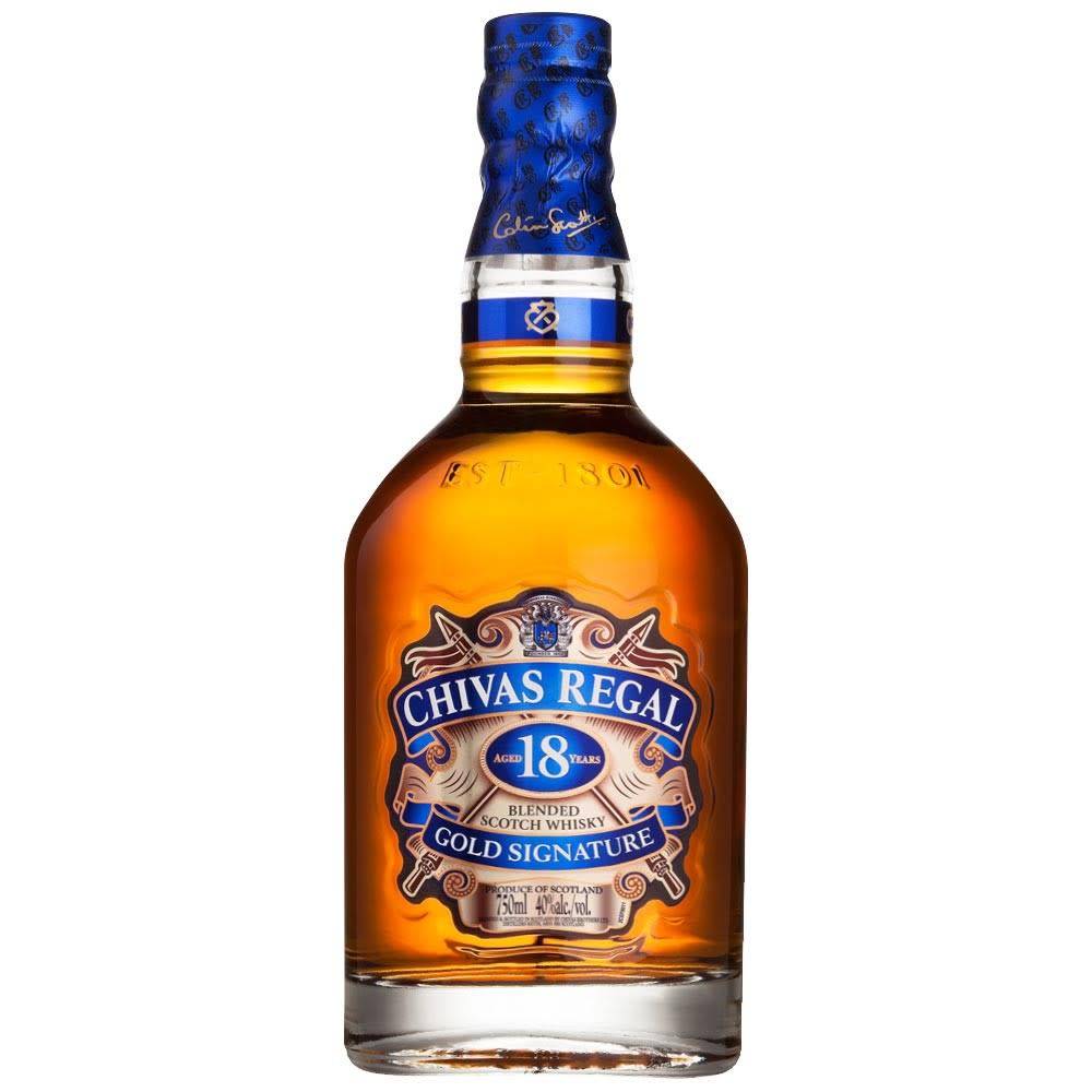 CHIVAS REGAL 18 YEARS OLD SCOTCH WHISKEY 50ML - PEECEE Liquor