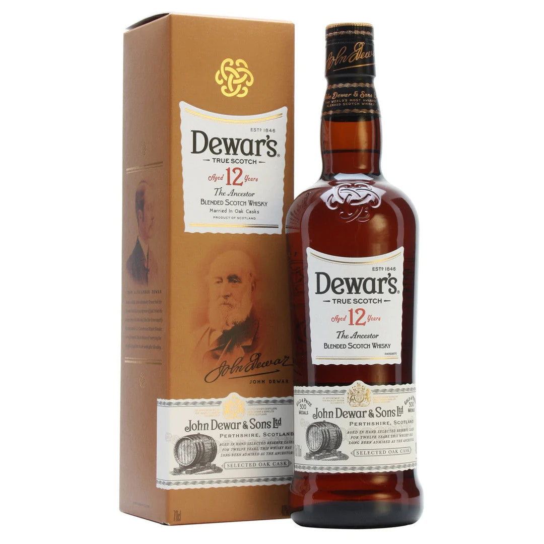 DEWARS 12 YEARS 750ML - PEECEE Liquor