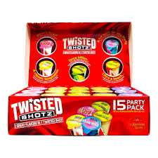 TWISTED SHOT TRADITIONAL 15 PARTY PACK 25ML - PEECEE Liquor