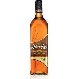 FLOR DE CANA GOLD 4 YEARS OLD RUM 750ML - PEECEE Liquor