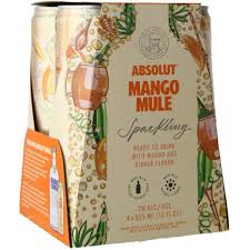 ABSOLUTE MANGO MULE 4 PACK - PEECEE Liquor