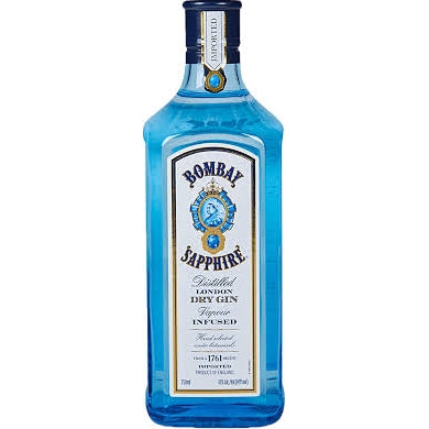 BOMBAY SAPPHIRE GIN 750ML - PEECEE Liquor