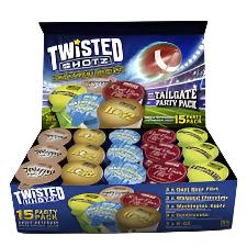 TWISTED SHOT TAILGATE 15 PARTY PACK 25ML - PEECEE Liquor