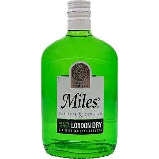 MILES LONDON DRY GIN 375ML - PEECEE Liquor