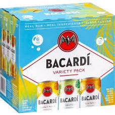 BACARDI VARIETY PACK 6 PACK - PEECEE Liquor