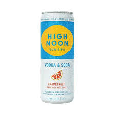 High Noon Vodka & Soda, Grapefruit 12OZ CAN - PEECEE Liquor