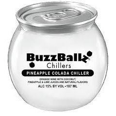 BUZZBALL PINEAPPLE COLADA CHILLER 187ML - PEECEE Liquor