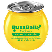 BUZZBALLZ PINEAPPLE JALAPEÑO 200ML - PEECEE Liquor