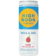 High Noon Sun Sips Vodka & Soda Guava 355ml - PEECEE Liquor