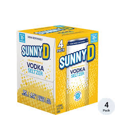 SUNNYD ORANGE PINAPPLE VODKA SELTZER 4 PACK - PEECEE Liquor