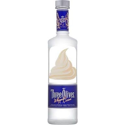 THREE OLIVES WHIPPED CREAM 750ML - PEECEE Liquor