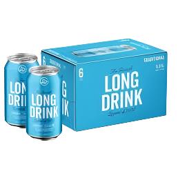 LONG DRINK TRADITIONAL COCKTAIL 6 PACK - PEECEE Liquor